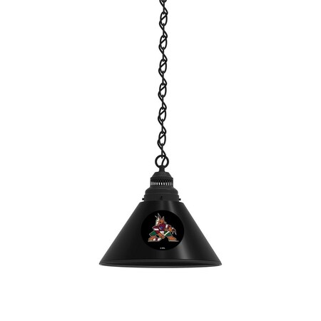Holland Bar Stool Co Arizona Coyotes Pendant Light, Black Fixture BL1BKAriCoy